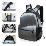yanfind Children's Backpack Fog Outdoors Mist Grey Point Reyes National Seashore Inverness United States Landscape Preschool Nursery Travel Bag