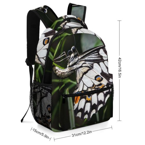 yanfind Children's Backpack Butterfly Insect Australia Invertebrate Kuranda Sanctuary Egg Laying Egg Laying David Clode Sactuary Preschool Nursery Travel Bag