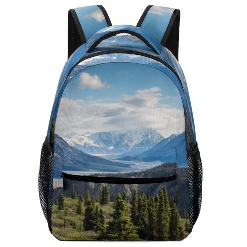 yanfind Children's Backpack Landscape Peak Exploring National Creative Explore Pictures Outdoors Snow Tree Preschool Nursery Travel Bag