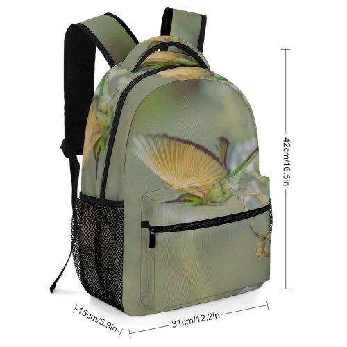 yanfind Children's Backpack Birds Vadodara India Bird Flying Bee Eater Twig Branch Wildlife Wild Preschool Nursery Travel Bag