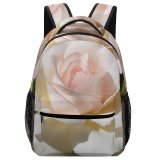 yanfind Children's Backpack Flower Rose  Plant Summer Spring Blush Pretty Macro Upclose Petal Public Preschool Nursery Travel Bag
