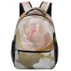 yanfind Children's Backpack Flower Rose  Plant Summer Spring Blush Pretty Macro Upclose Petal Public Preschool Nursery Travel Bag