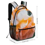 yanfind Children's Backpack  Flower Plant Rose Petal Grey Preschool Nursery Travel Bag