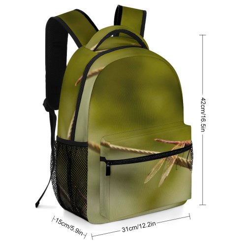 yanfind Children's Backpack Safe Fly Insect Dragonflies Damseflies Invertebrate Macro Net Winged Insects Organism Preschool Nursery Travel Bag
