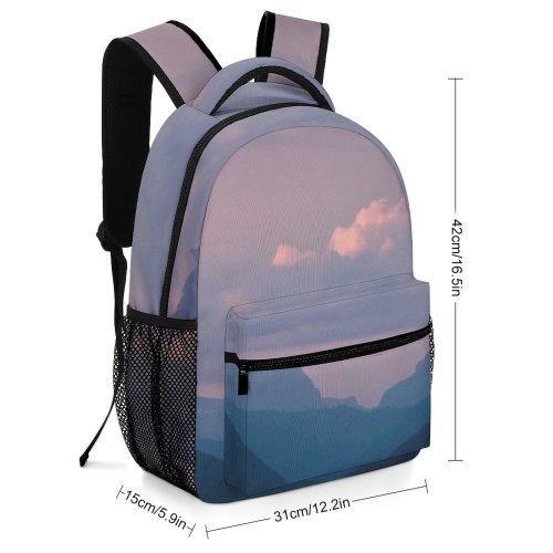 yanfind Children's Backpack Banger Range Sky  Retro Soft  Layers Cumulus Kiss Light Preschool Nursery Travel Bag