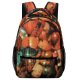 yanfind Children's Backpack Festival Dark Design Depth Colorful Field Light Chinese Lantern Art Year Preschool Nursery Travel Bag