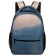 yanfind Children's Backpack Fog Outdoors Grey Pianezze  Abies Fir Plant Tree Mist Italia Silhouette Preschool Nursery Travel Bag