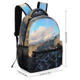 yanfind Children's Backpack Landscape Peak Wilderness Slope Pictures Cloud Outdoors Stock Cumulus Free Range Preschool Nursery Travel Bag