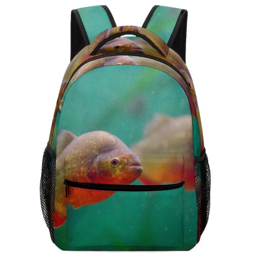yanfind Children's Backpack Aquarium Underwater Reflection Fish Preschool Nursery Travel Bag