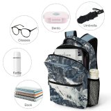 yanfind Children's Backpack Landscape Peak Creative Slope Pictures Quiet Outdoors Austria Grey Snow Tree Preschool Nursery Travel Bag