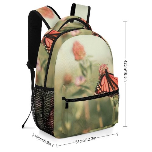 yanfind Children's Backpack Butterfly Invertebrate Insect Monarch Preschool Nursery Travel Bag