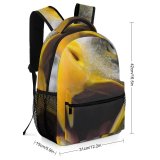 yanfind Children's Backpack Eagle Birds Beak Bald Angry Face  Birdlife Squawk Tounge Feather Preschool Nursery Travel Bag