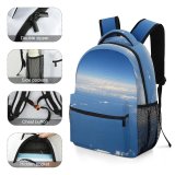 yanfind Children's Backpack Clouds Sky Cloud High Above Space Outerspace Astronaunt Astronomy Atmosphere Preschool Nursery Travel Bag