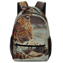 yanfind Children's Backpack Leopard Big Cat Safari Wild  Wildlife _ Preschool Nursery Travel Bag