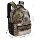 yanfind Children's Backpack Plant  Care Countryside Grass Kitty Pet  Friendship Peace Outdoors Leisure Preschool Nursery Travel Bag