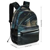 yanfind Children's Backpack Fast Streaks Road Traffic Street Light Exposure Lights Preschool Nursery Travel Bag