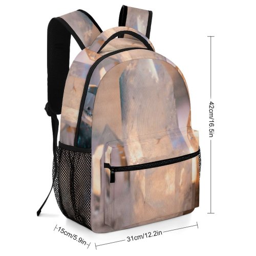 yanfind Children's Backpack Crystals Table Room Shapes Healing Preschool Nursery Travel Bag