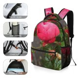 yanfind Children's Backpack  Flower Plant Rose F Saint Cirq Lapopie France Petal Geranium France Creative Commons Preschool Nursery Travel Bag