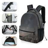 yanfind Children's Backpack Grey Outdoors Outer Space Nebula Astronomy Universe Brecon Uk HQ Night Milky Preschool Nursery Travel Bag
