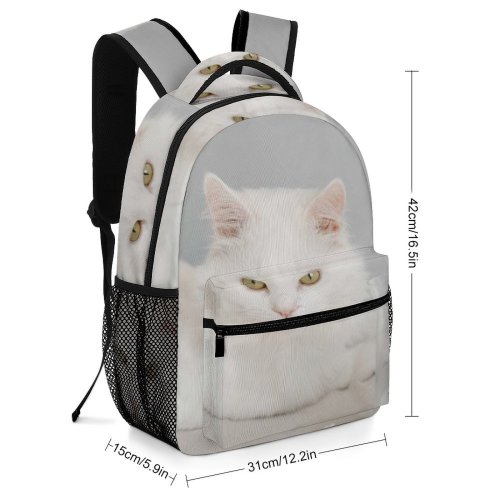 yanfind Children's Backpack Funny Curiosity Sit Cute Love Young Little  Pretty Family Whisker Downy Preschool Nursery Travel Bag