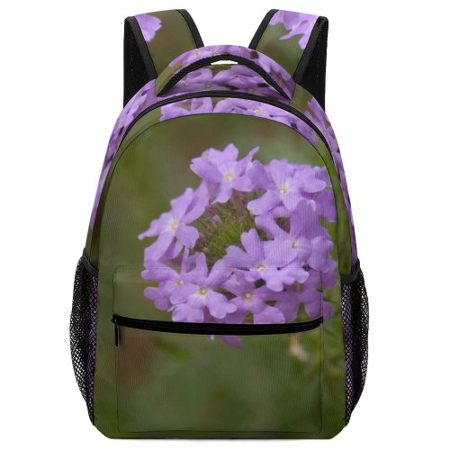 yanfind Children's Backpack Butterfly Monarch Flower Petals Purple Violet Daisy Leaves Plants Closeup Flowering Plant Preschool Nursery Travel Bag