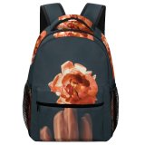 yanfind Children's Backpack  Beautiful Delicate Flowers Hands Romantic Fragrant Roses Love Growth Blooming Flora Preschool Nursery Travel Bag