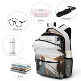 yanfind Children's Backpack Golden Together Sunset Landscape Photoshoot Wear Fashion Female Boat River Outdoors Hour Preschool Nursery Travel Bag