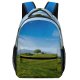 yanfind Children's Backpack Field Grassland Outdoors Countryside Farm Rural Loloan Lombok Regency West Nusa Tenggara Preschool Nursery Travel Bag