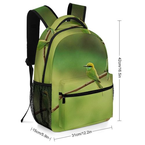 yanfind Children's Backpack  Beautiful Wild  Little Daylight Avian Wildlife Ornithology Outdoors Spine Branches Preschool Nursery Travel Bag