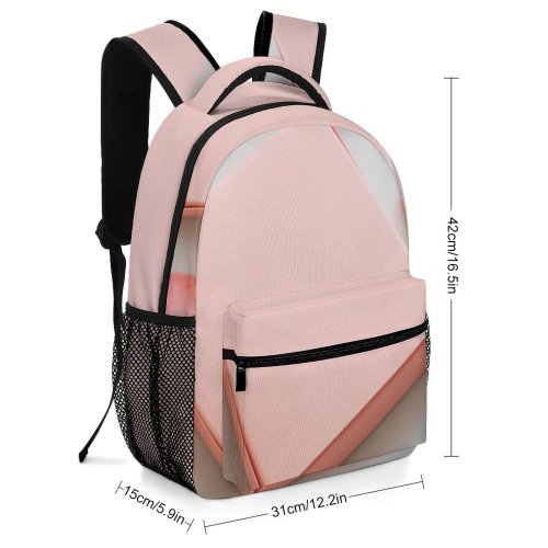 yanfind Children's Backpack Festive Format Floral Beautiful Pastel Plant Design Delicate Romance Package Engagement Preschool Nursery Travel Bag