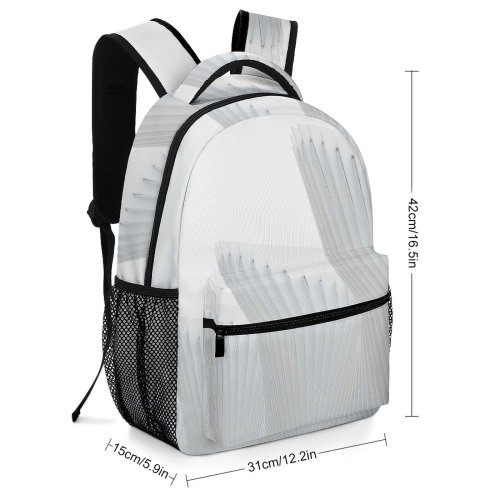 yanfind Children's Backpack Building Domain Reggio Pictures Design Minimal Desktop Grey Abstract Mediopadana HQ Preschool Nursery Travel Bag