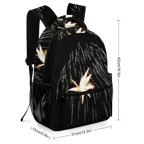 yanfind Children's Backpack Fireworks Explosion Night Festivities Party Event Launch Rockets Darkness Fte Midnight Preschool Nursery Travel Bag