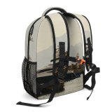 yanfind Children's Backpack Bay Harbour Boat Dock Pier Coast Transportation Sea Outdoors Watercraft Marina System Preschool Nursery Travel Bag