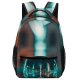 yanfind Children's Backpack  Focus Dark Field Lensball Round Ball Reflection Crystal Depth Preschool Nursery Travel Bag