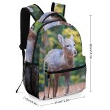 yanfind Children's Backpack Outdoors Cute Deer Fall Park Nara Autumn Japan Wildlife Season Preschool Nursery Travel Bag