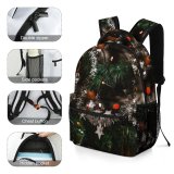 yanfind Children's Backpack  Tree Shining  Ball Lights Merry Season Balls Decorations String Decorative Preschool Nursery Travel Bag
