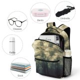 yanfind Children's Backpack Fog Outdoors Mist Tree Light Silhouette  Foggy Plant Preschool Nursery Travel Bag
