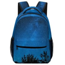 yanfind Children's Backpack Dark Exploration Forest Landscape Evening Milky Space Galaxy Cosmos Website Astronomy Outdoors Preschool Nursery Travel Bag