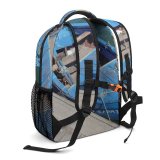 yanfind Children's Backpack Fish Algarve Portugal Sea Boat Net Transportation Vehicle Boats Boating Supplies Fishing Preschool Nursery Travel Bag