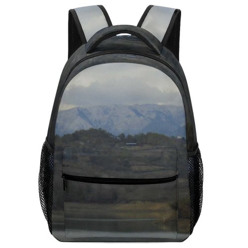 yanfind Children's Backpack Grey Outdoors  Range Lake Peak Adventure Leisure Activities Albania Countryside Reservoir Preschool Nursery Travel Bag