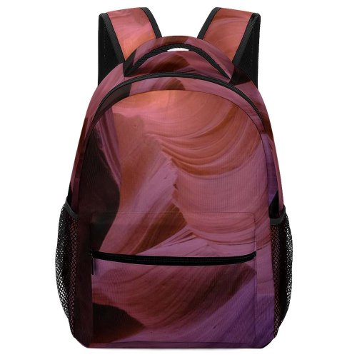 yanfind Children's Backpack Antelope Beautiful Dark Dry Desert Canyon Scenic Geology Shot Texture  Landmark Preschool Nursery Travel Bag