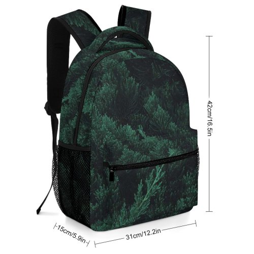 yanfind Children's Backpack Evergreen Outdoor Beautiful Outdoors Texture Trees Conifer Preschool Nursery Travel Bag