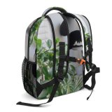 yanfind Children's Backpack Jalousie Plant  Colorful Charming Scratching Carnivore  Pet Spot  Cozy Preschool Nursery Travel Bag