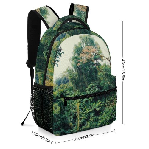 yanfind Children's Backpack Hilo Hi Plant Pictures Outdoors Stock Jungle Grey Tree Free Vegetation Preschool Nursery Travel Bag