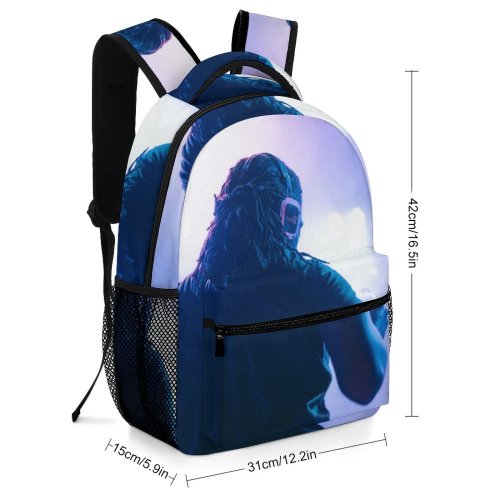 yanfind Children's Backpack Festival Performance Lights Nightclub Club Performer Evening Energy Light Musician Foggy Preschool Nursery Travel Bag
