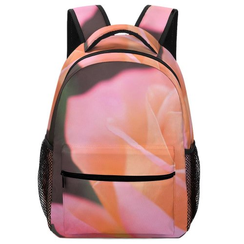 yanfind Children's Backpack Flower Plant Rose  Flora Rosa Floral Garden Outdoor Flor Beige Creative Preschool Nursery Travel Bag