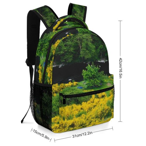 yanfind Children's Backpack België Lake Field Tree Rural Plant Houffalize Free Ardenne Discover Outdoors Preschool Nursery Travel Bag