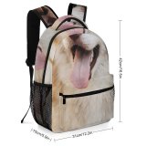 yanfind Children's Backpack  Focus Dog Sit Pet Fur Adorable Cute Preschool Nursery Travel Bag