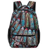yanfind Children's Backpack Boats Above Drone From Daytime Colorful Outdoors Fishing  Bird's Aerial Shot Preschool Nursery Travel Bag