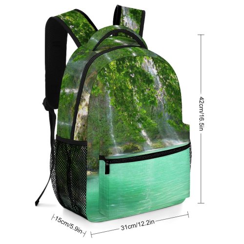 yanfind Children's Backpack Antalya Waterfall Lake Forest Natural Landscape Resources Vegetation Watercourse Preschool Nursery Travel Bag